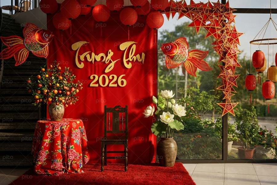 Backdrop Trung Thu Set 2