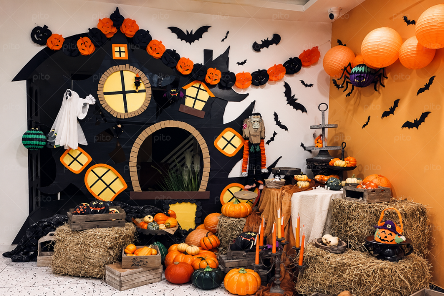 Tiểu cảnh Halloween mẫu 8