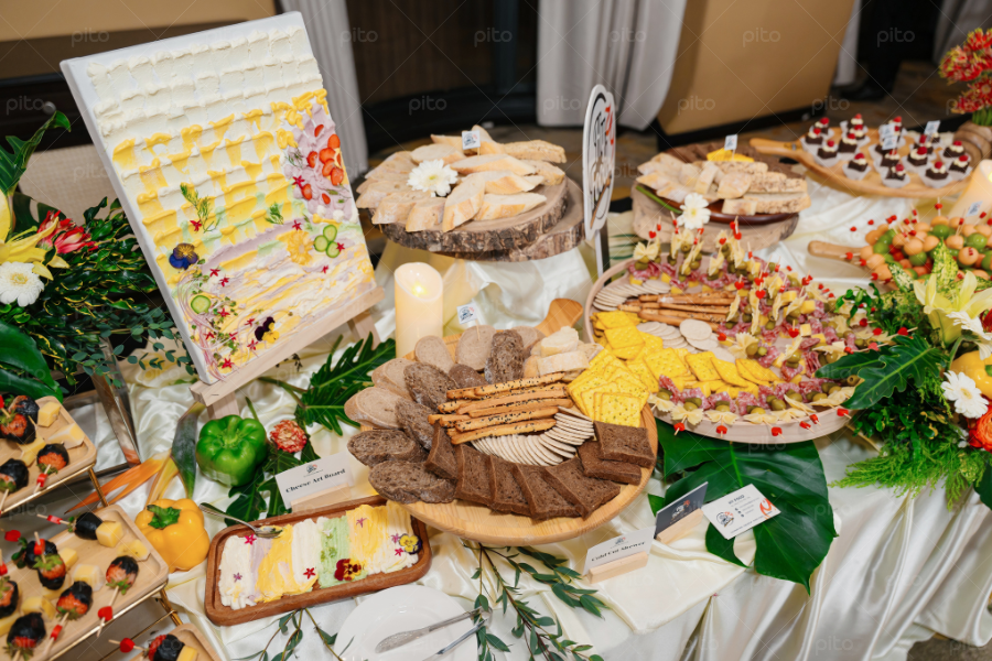 Set Cheese Art Board Xmas 3
