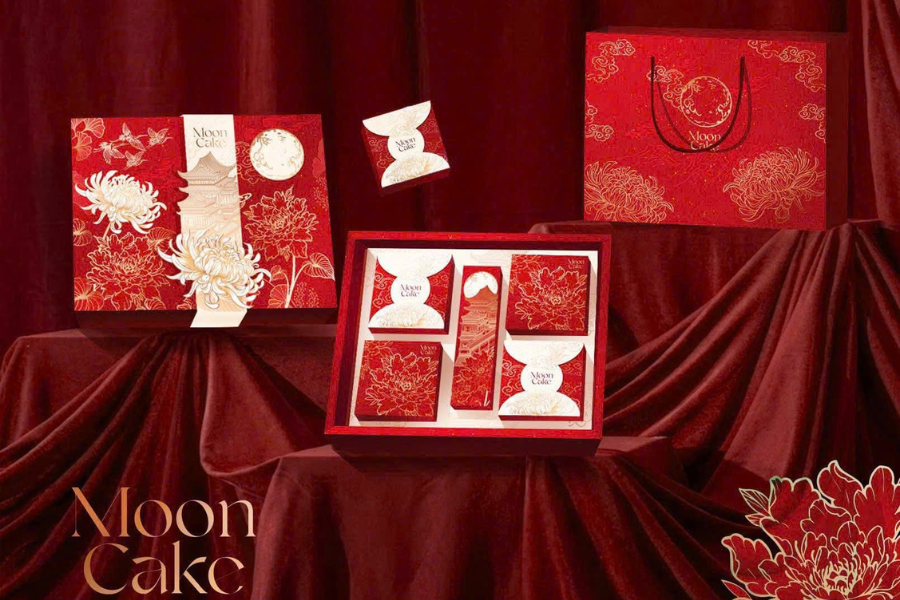 Hộp 4 Bánh Trung Thu Truyền Thống