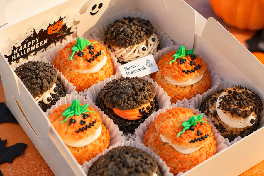 Box 30 Bánh Su Halloween