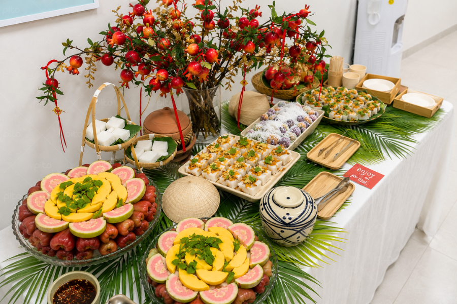 Tiệc Tea Break Bánh Quê  Set 1
