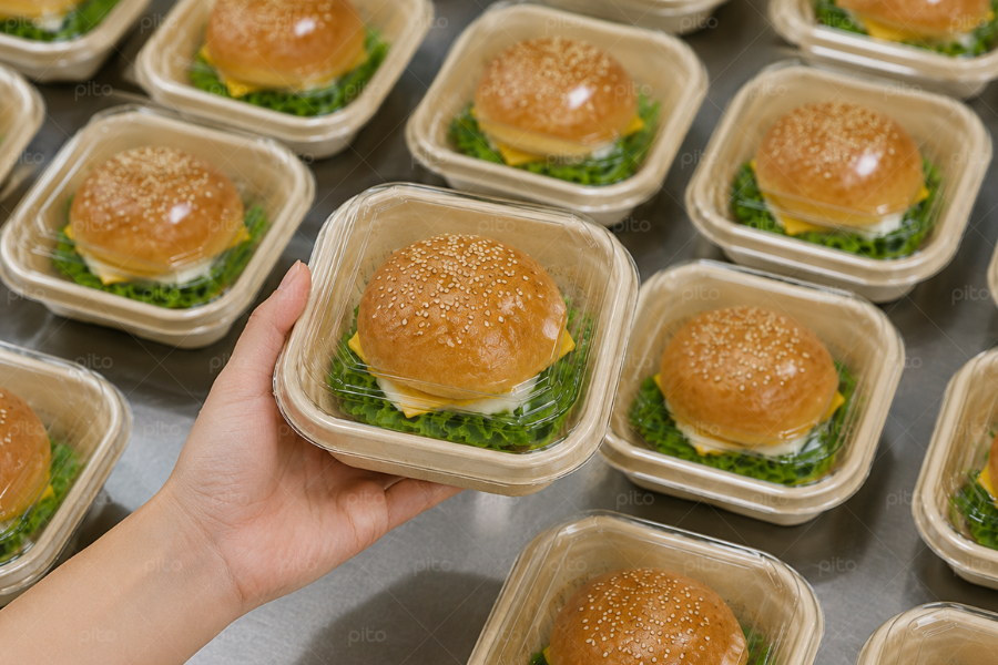 Box Ăn Sáng Hamburger