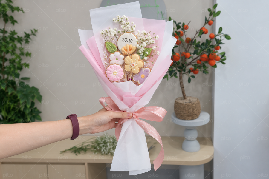 Bó hoa cookie 