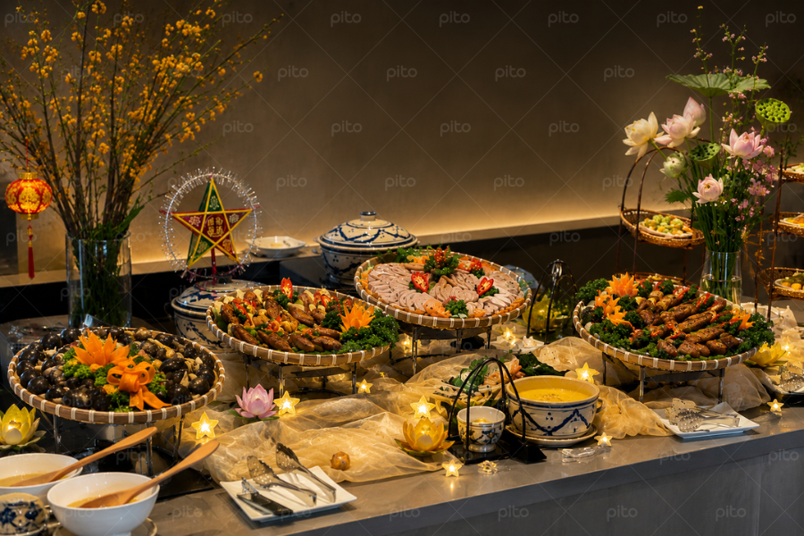 Tiệc Buffet  Hương Vị Truyền Thống Việt Nam