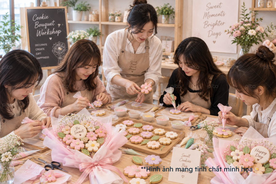 Workshop Trang Trí Bánh Cookie 