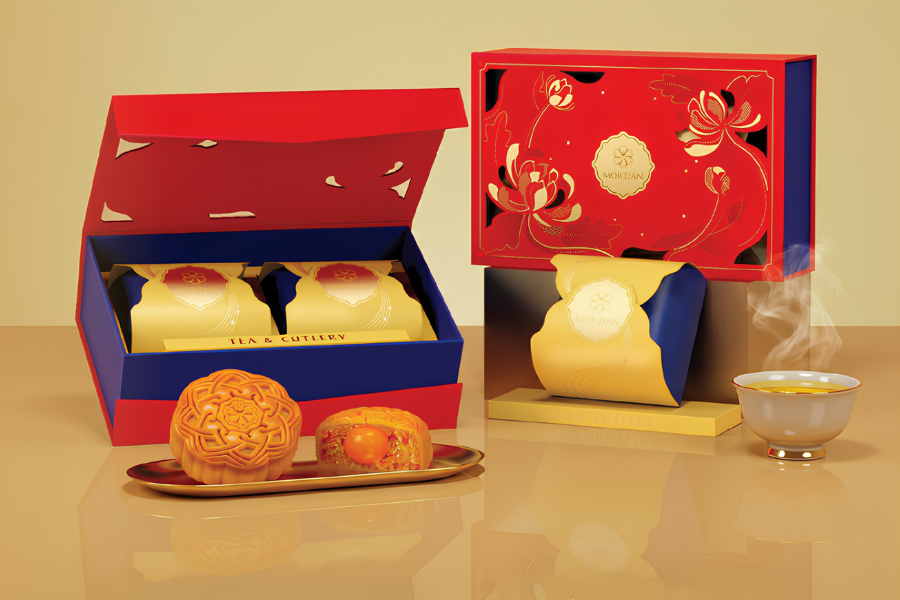 Hộp Bánh Trung Thu Hồng Bảo