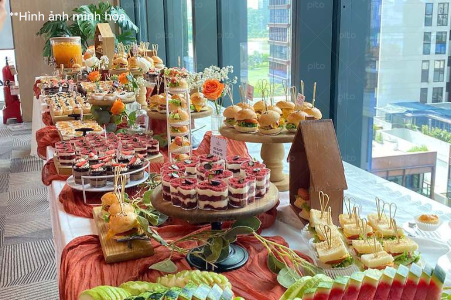 Tiệc Tea Break  Premium Decor Kệ Gỗ 5